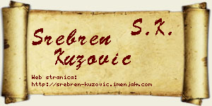 Srebren Kuzović vizit kartica